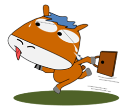 a daily life of walking horse  3rd sticker #4004425