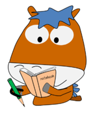 a daily life of walking horse  3rd sticker #4004426