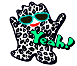 Mr.Leopard and Miss Zebra sticker #4005153