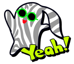 Mr.Leopard and Miss Zebra sticker #4005157