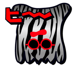 Mr.Leopard and Miss Zebra sticker #4005169