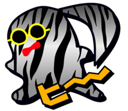 Mr.Leopard and Miss Zebra sticker #4005173