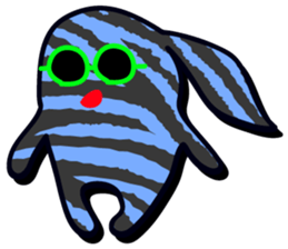 Mr.Leopard and Miss Zebra sticker #4005181