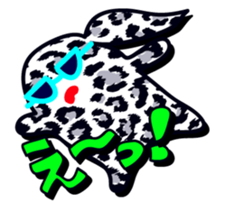 Mr.Leopard and Miss Zebra sticker #4005188