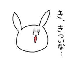 Depressed are in rabbit. sticker #4006317