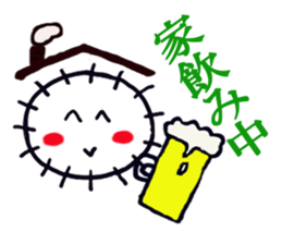 Daily life of the girl of the sea urchin sticker #4006422