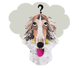 Let's talk "Borzoi" sticker #4006564