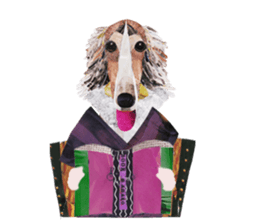Let's talk "Borzoi" sticker #4006585