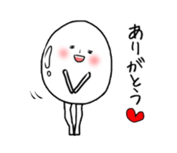 Soft-boiled Yude tamako. sticker #4006630