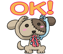 Dog of Franken sticker #4006669