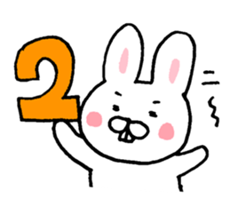 Rabbit of childcare sticker 3 sticker #4006673