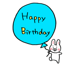 Rabbit of childcare sticker 3 sticker #4006683