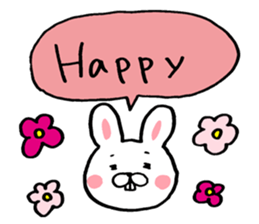 Rabbit of childcare sticker 3 sticker #4006685