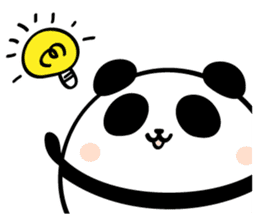 kawaii Panda. sticker #4006895