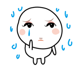 Only a face is real sticker #4006985