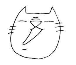 Bad cat of eyes 2 sticker #4007303