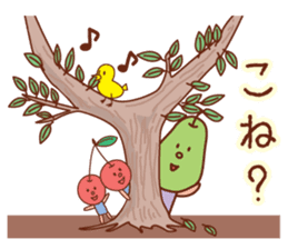 fruit stickers of Yamagata dialect sticker #4007584