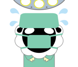 Quack doctor "LoLo the Sheep" sticker #4007640