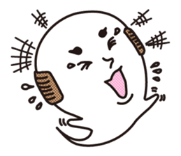 Bald Ghost sticker #4008077