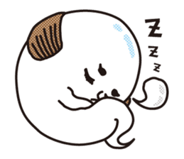 Bald Ghost sticker #4008080