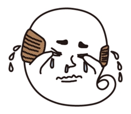 Bald Ghost sticker #4008097