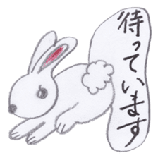 Cute 40 kinds of animals (Polite) sticker #4008148