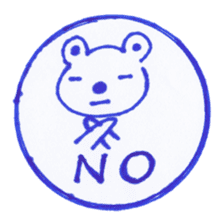 Handmade animal Hanko sticker #4008238