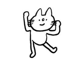 White cat Shiroko sticker #4008271