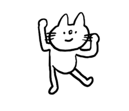 White cat Shiroko sticker #4008271