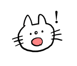 White cat Shiroko sticker #4008274