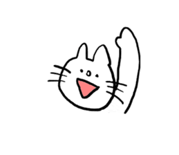 White cat Shiroko sticker #4008283