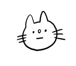 White cat Shiroko sticker #4008295