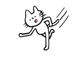 White cat Shiroko sticker #4008297