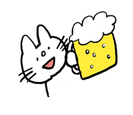 White cat Shiroko sticker #4008299