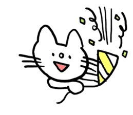 White cat Shiroko sticker #4008301