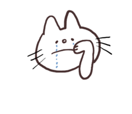 White cat Shiroko sticker #4008305