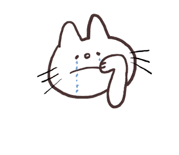 White cat Shiroko sticker #4008305