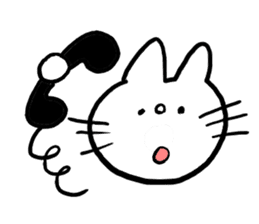 White cat Shiroko sticker #4008306