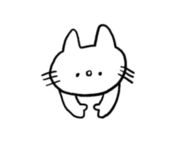 White cat Shiroko sticker #4008309