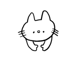White cat Shiroko sticker #4008309