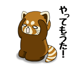 ChaTaro of red pandas Kansai dialect sticker #4008568