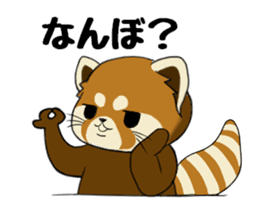 ChaTaro of red pandas Kansai dialect sticker #4008583