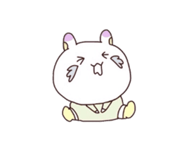 Message for wife from child-care rabbit. sticker #4009069