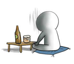 sinple man sticker #4009455