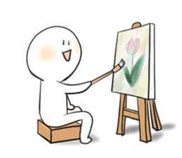 sinple man sticker #4009468