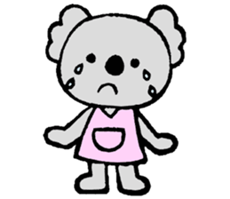 Koala sticker (Eraser stamp) sticker #4009486