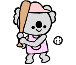 Koala sticker (Eraser stamp) sticker #4009499