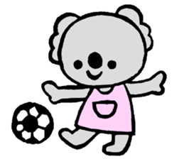 Koala sticker (Eraser stamp) sticker #4009500