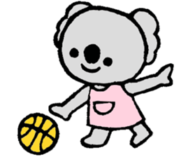 Koala sticker (Eraser stamp) sticker #4009501