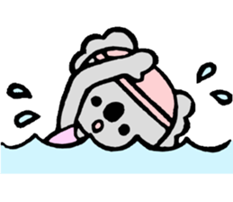 Koala sticker (Eraser stamp) sticker #4009502